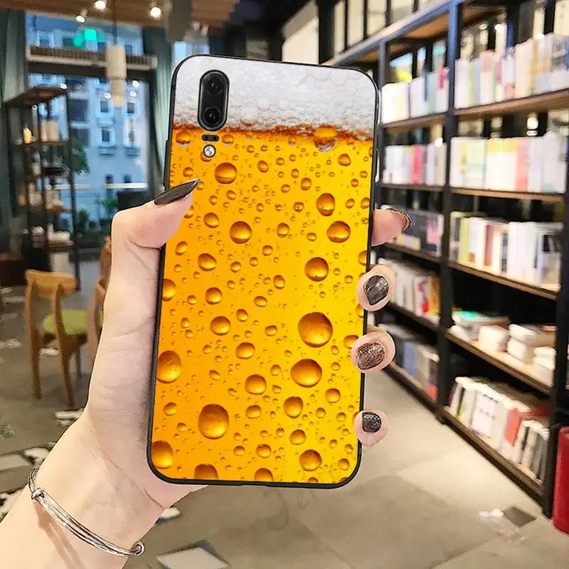 

Beer Alcohol Vodka pattern Anti-fall mobile Phone Case coque For Huawei honor Mate P 10 20 30 40 Pro 10i 9 10 20 8 x Lite