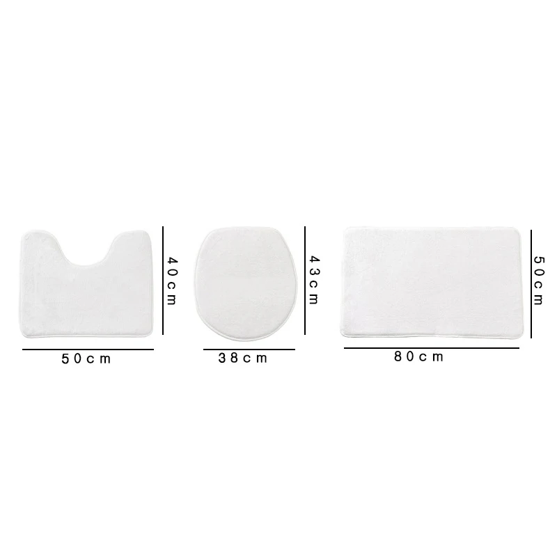 Коврики и коврики для ванной комнаты набор ковров Нескользящие занавески душа