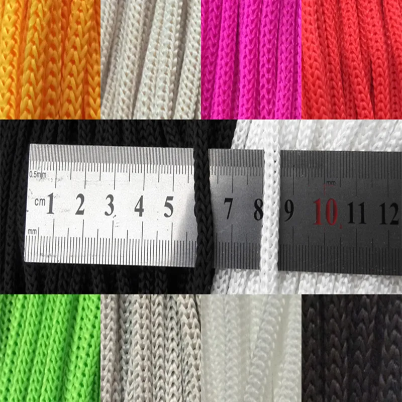 5 мм* 100 м/шт, полипропиленовая веревка, цвет черный и белый, толщина 5 мм, гамак, DIY веревка, Подарочная коробка, портативный рюкзак с закрученным ртом