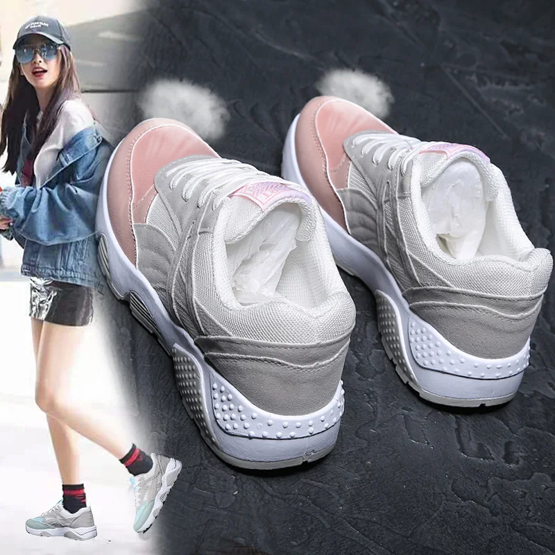 Для женщин теннисные туфли Лидер продаж износостойкая резиновая обувь для бега