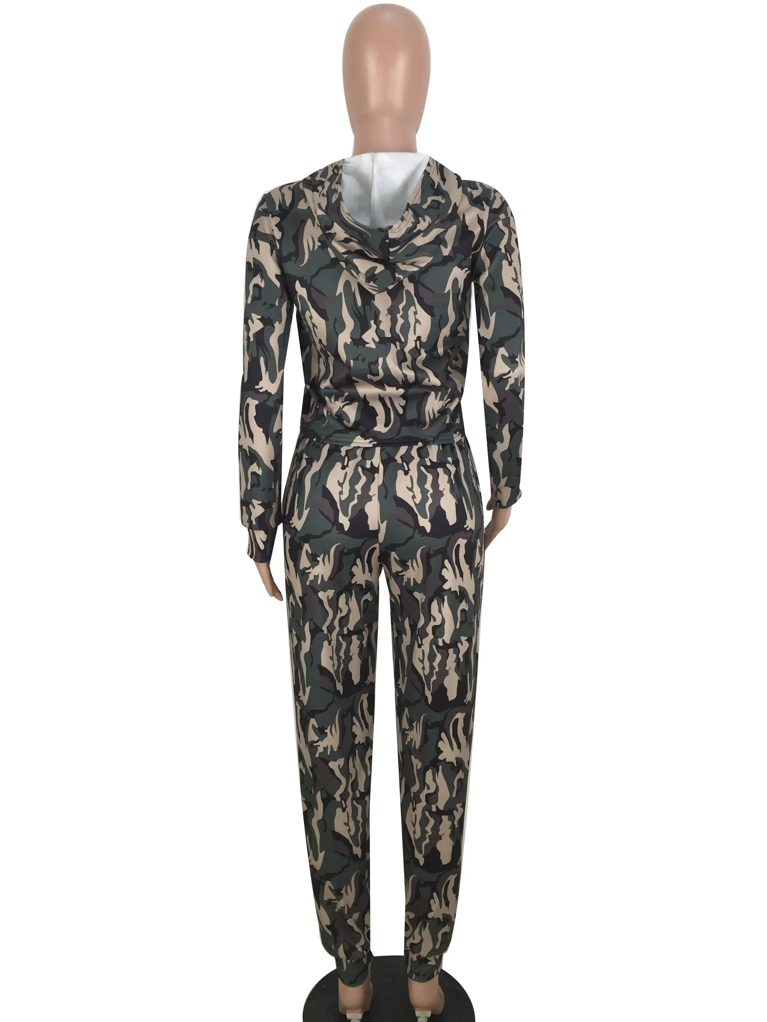 Зимний женский комплект спортивный костюм с длинным рукавом камуфляжная куртка