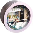 Кукольный дом Cutebee, миниатюрная мебель сделай сам, деревянные 3d-миниатюры, кукольный домик, игрушки для детей, подарок на день рождения, чехол