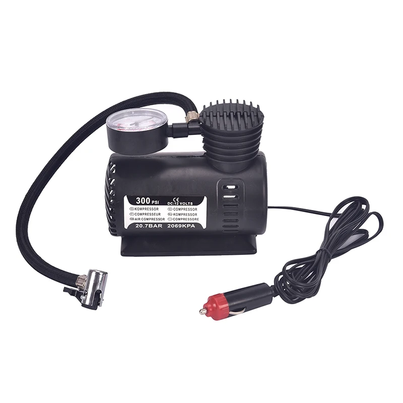 

1PC 300 PSI Air Compressor Unit 12V Auto Car Electric Tire Air Inflator Pump Mini Air Compressor