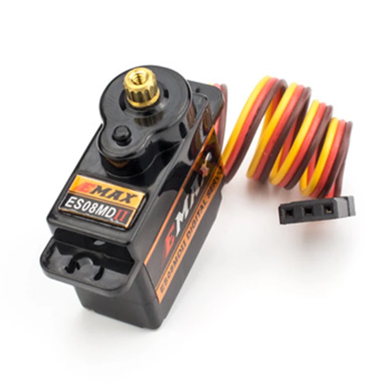 4 шт./лот оригинальный EMAX ES08MDII металлический цифровой сервопривод 12g