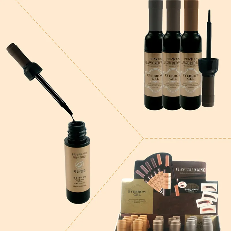 1 шт. гель для татуажа бровей черный кофе серый Отшелушивающий тени Гель