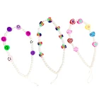 Новые туфли с жемчугом, со смайликом Мобильный телефон ремни телефона, Очаровательные бусы на шнурок подвесная цепь для телефона Мобильный телефон Аксессуары