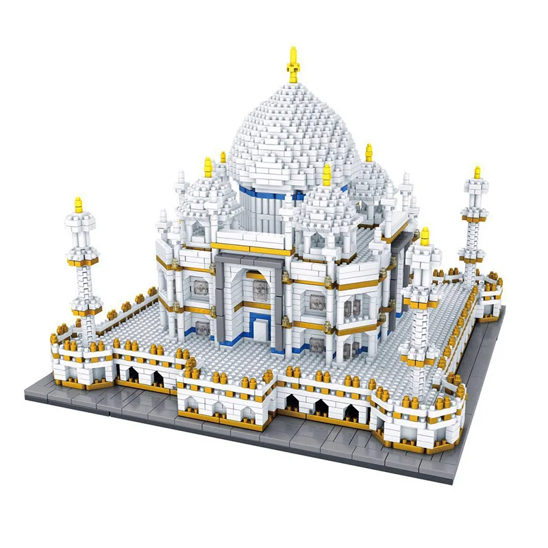 City Architecture не совместимая с Taj Mahal Pair Буг Бен соборная футбольная модель алмазные