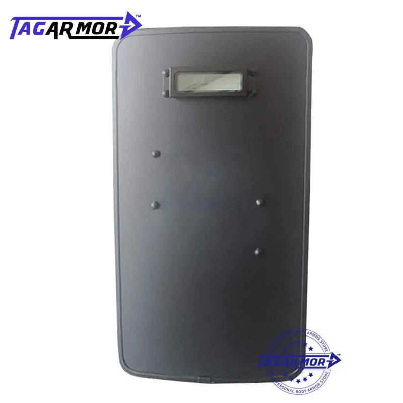 NIJ IIIA Handheld Military Police PE Bullet Proof Shield Ballistic Riot with Glass | Безопасность и защита