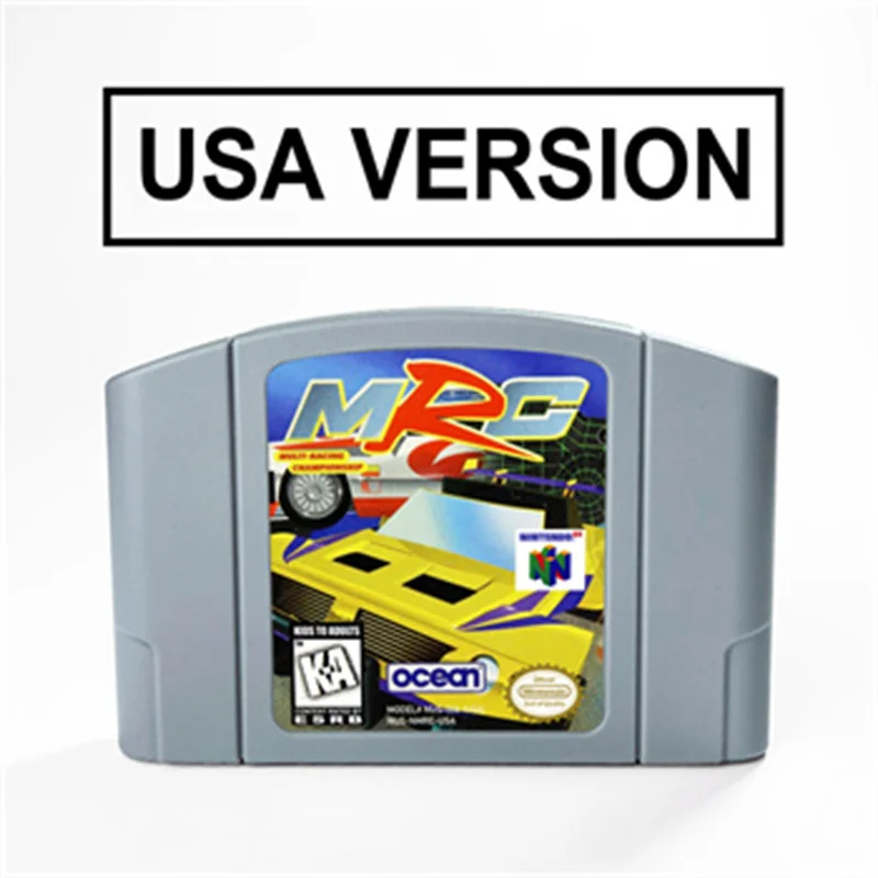 MRC – cartouche de jeu multi-compétition, 64 bits, Version américaine, Format NTSC