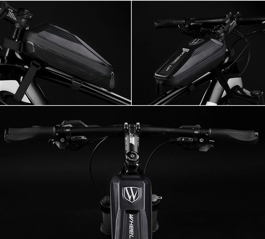 Жесткий водонепроницаемый велосипедный кошелек из ЭВА 1 л с сенсорным экраном 6