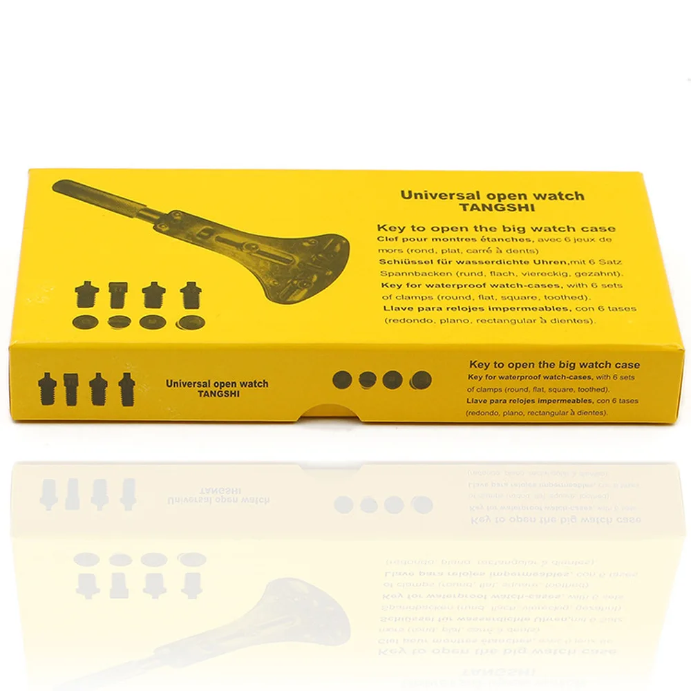 

Wrench Repair Tool Set With 18 Pins Steel Watch Case Opener Adjustable Screw Back Remover Waterproof Within 55mm