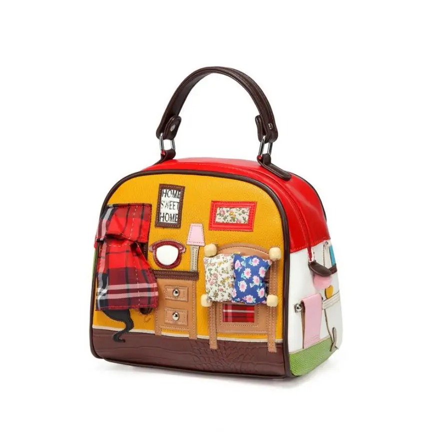 

Fashion Women Shoulder Bag High Quality PU leather Handbag Style Retro Handmade Stylish Woman Luxury Design Messenger Bags 2020