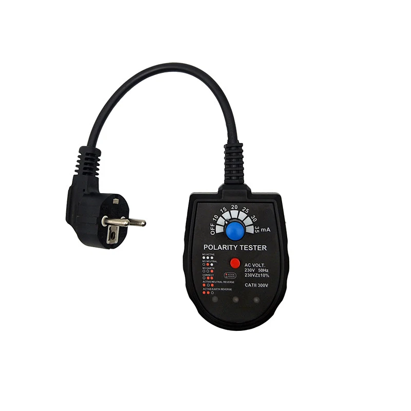 

Rcd Test Voltage Test Socket Detector Leakage Detector Polarity Tester Phase Check Plug Socket Tester Neutral Circuit Tester