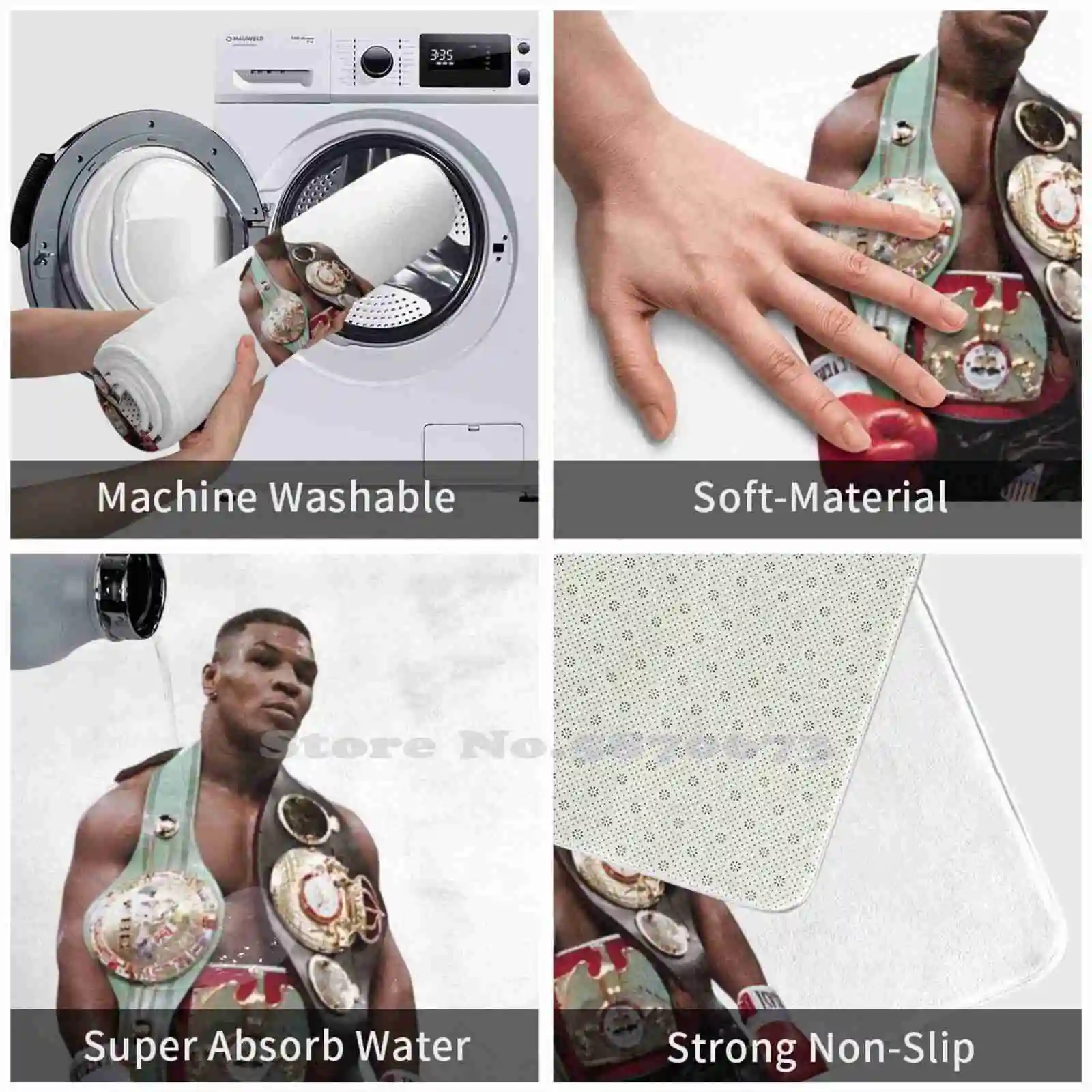 Мягкий домашний Противоскользящий коврик для всей семьи ковер железный Майк