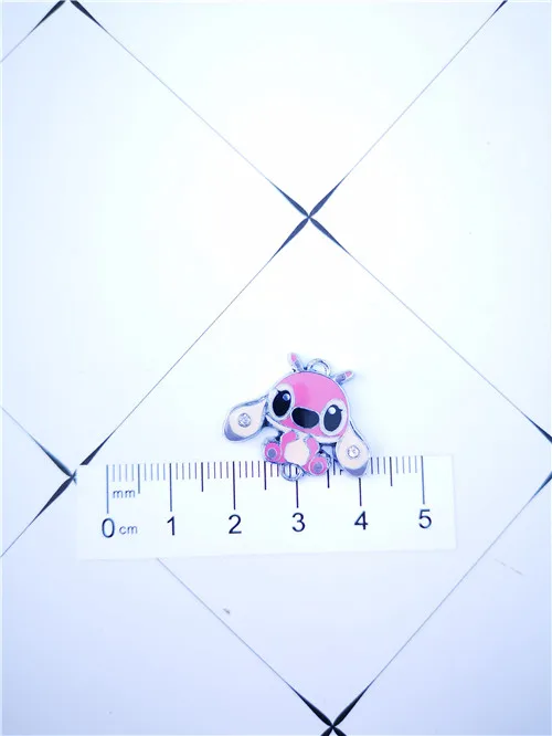 10 шт. ожерелье из мультика цепочка для ключей эмалированные бусины металлическая