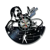 queen rock band wall clock music theme classic vinyl record clocks led wall watch art home decor gifts for musician horloge
