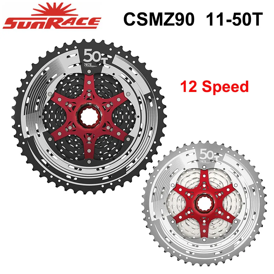 Кассеты SunRace CSMZ90 toda la serie 12 скоростей Скоростей 11-50T маховик S звездочки
