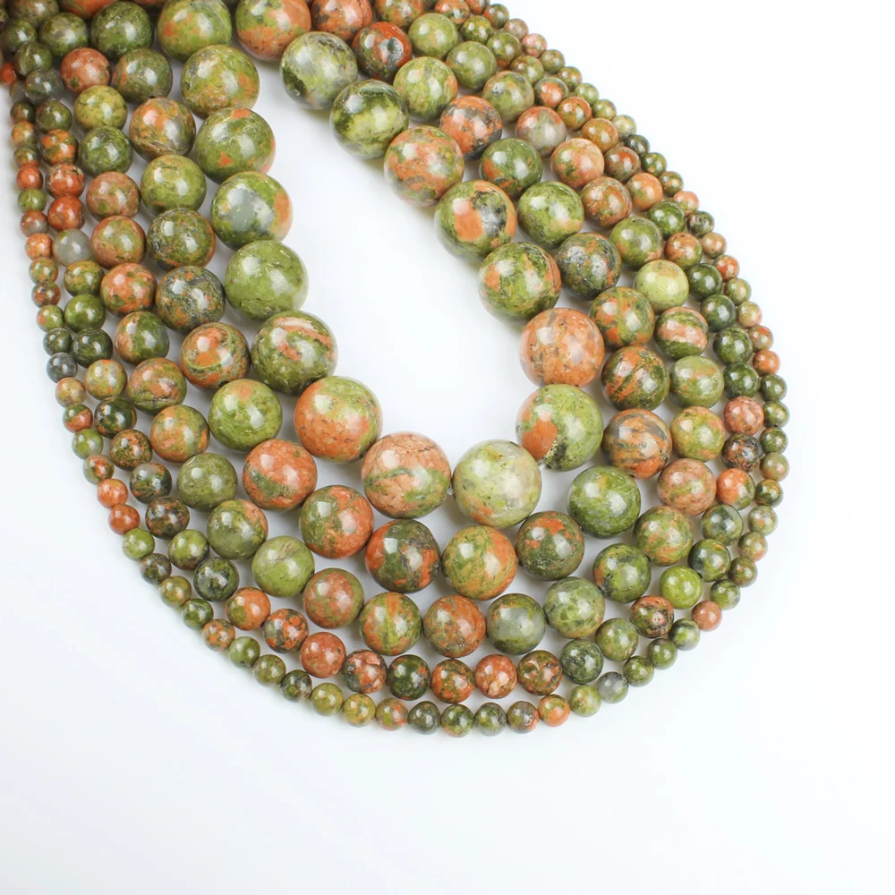 Натуральный камень изысканный цветок зеленый круглые свободные бусины для