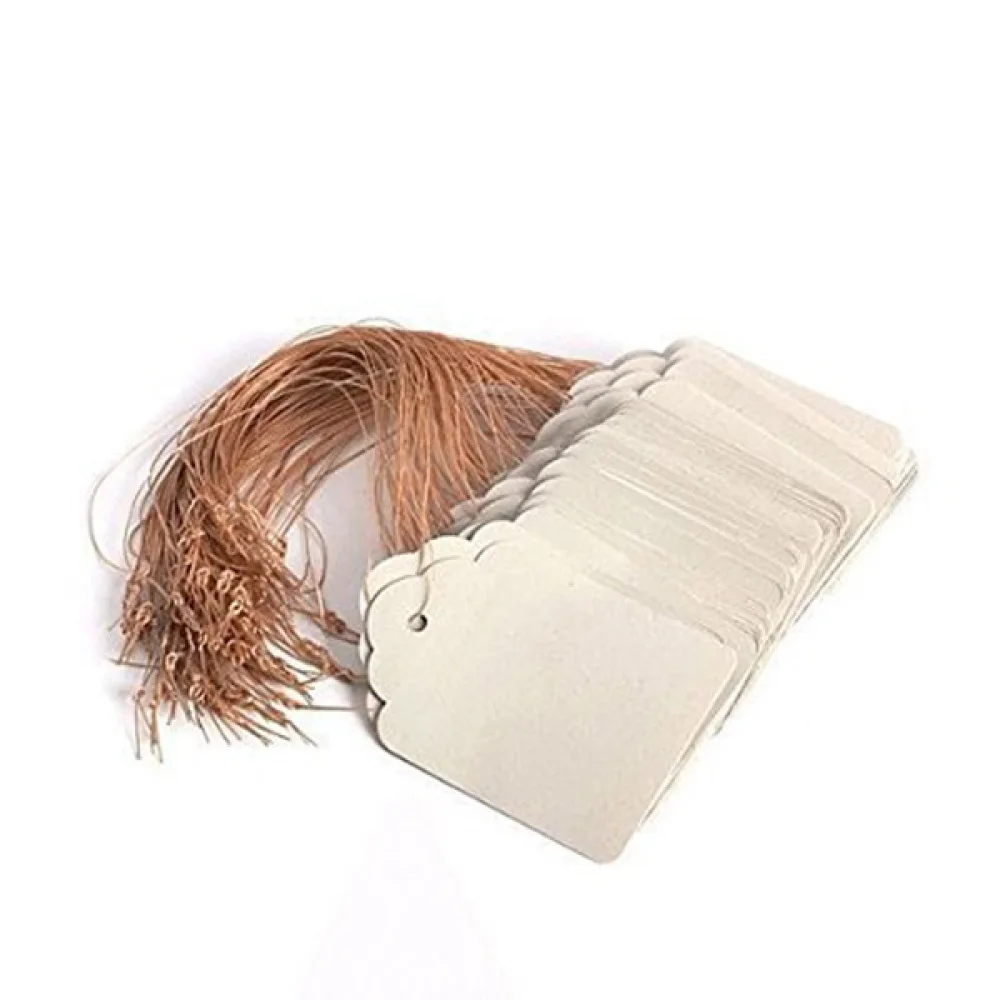 

200pcs Waterproof Hanging Tags with Strap Line Gardening Labels (Mixed Color)