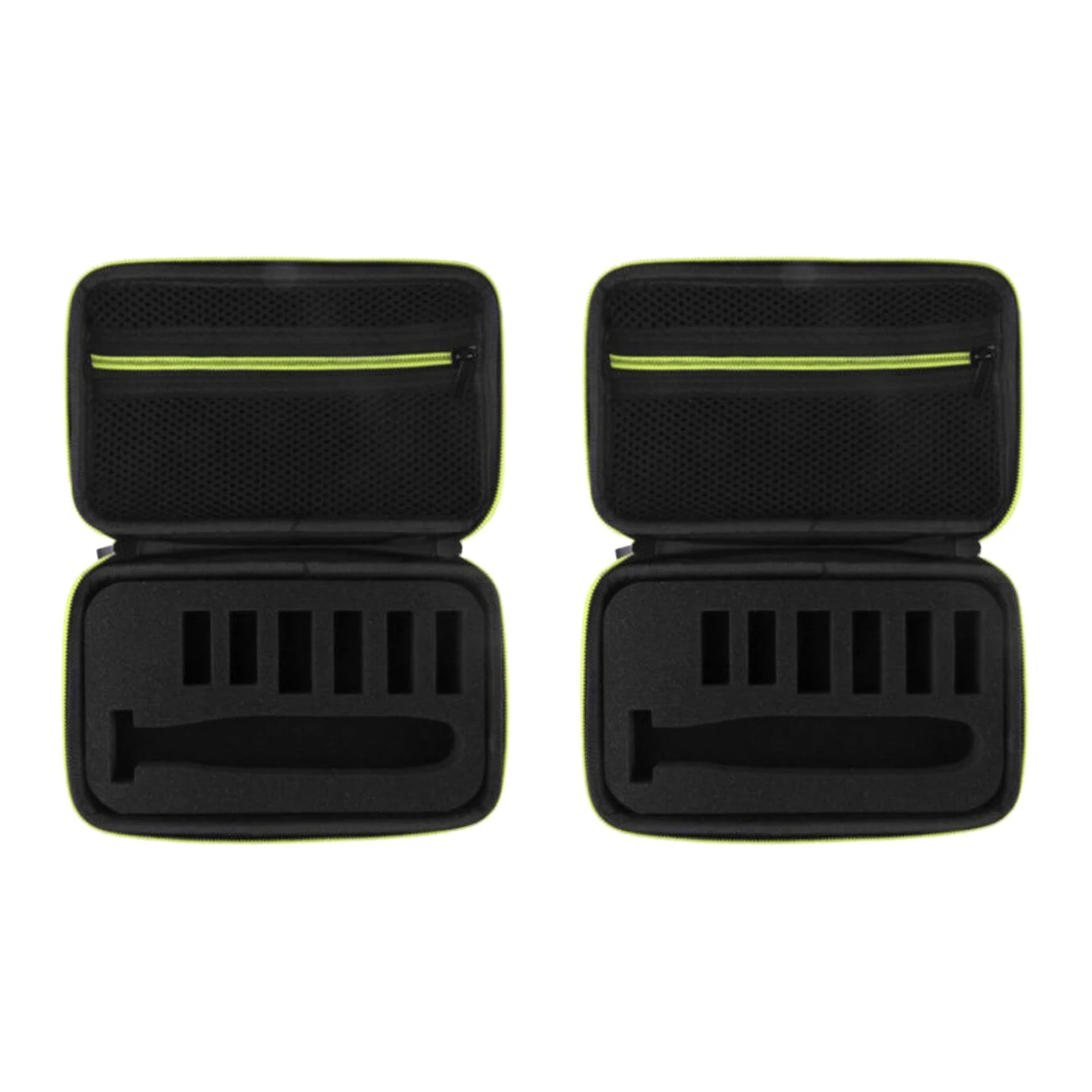 

2Pcs Electric Razor Box EVA Hard Case Trimmer Shaver Pouch Organizer Carrying Bag For One Blade