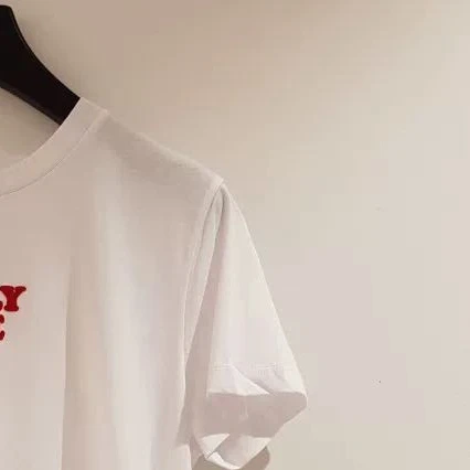 

2020 Autumn and Winter New Simple Letter Printing All-match Cotton T-shirt