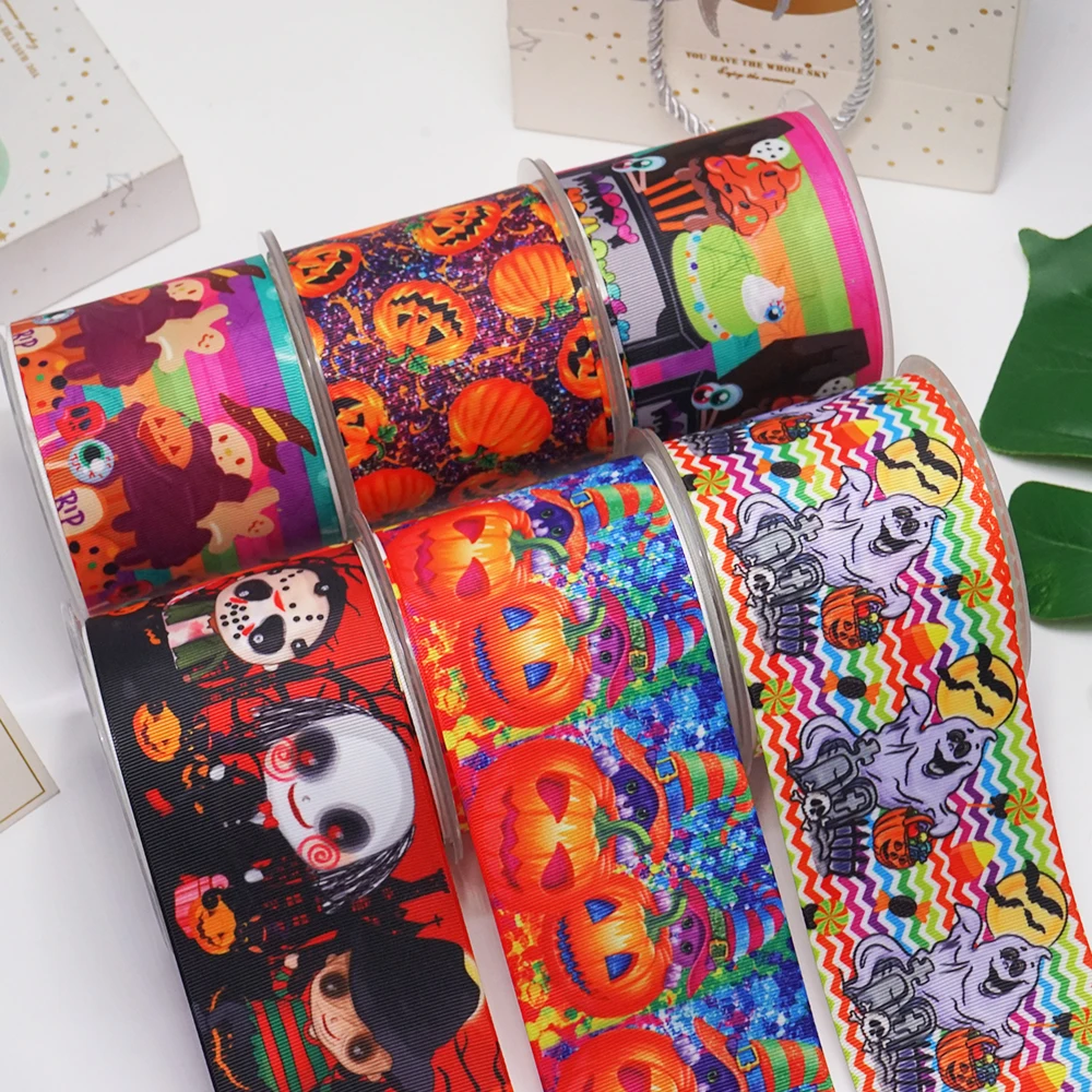 DIY мультфильм Хэллоуин печатные Крупные строительные принадлежности аксессуары