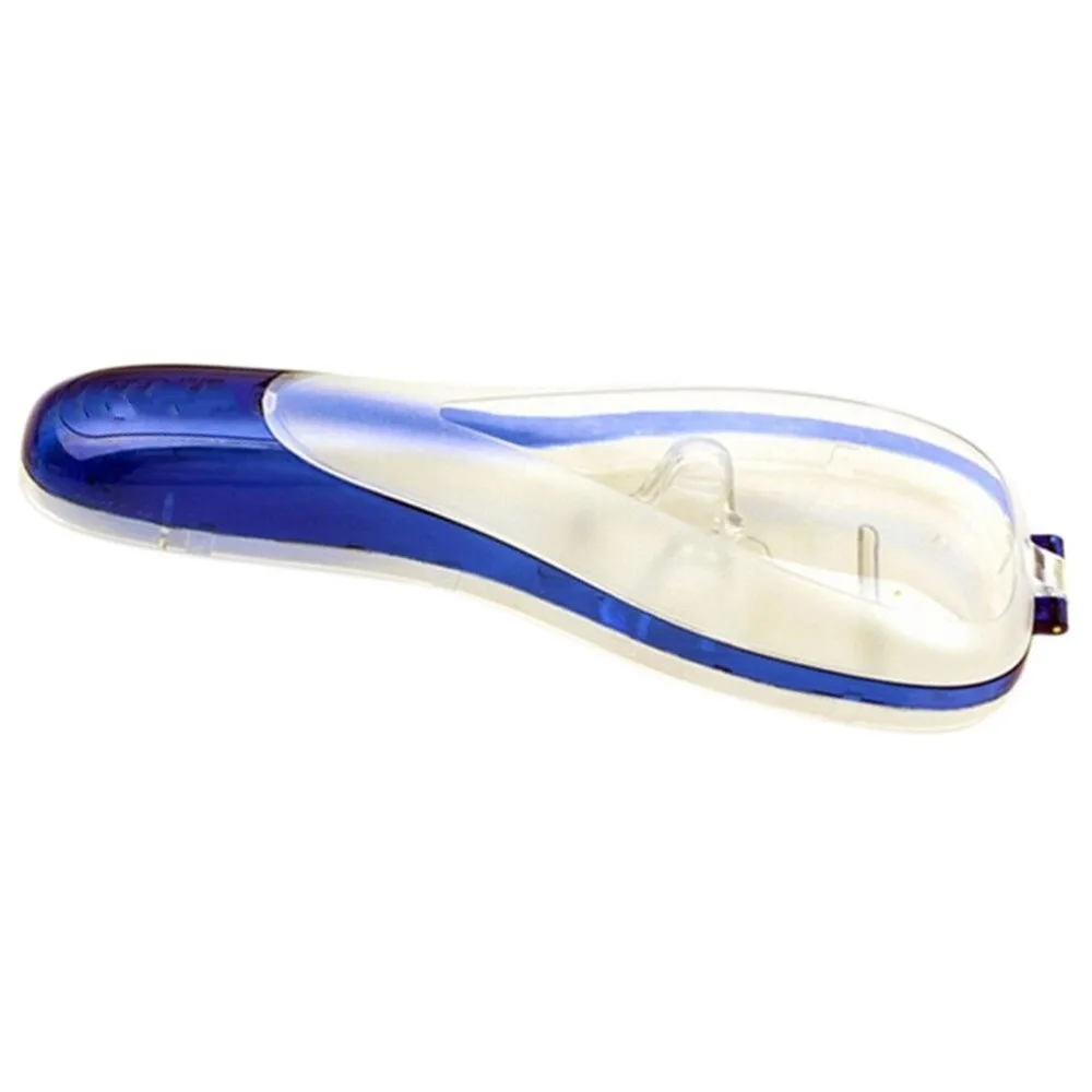 Портативный синий дорожный мужской держатель для бритвенных лезвий 1 шт. бритвы