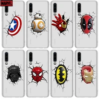 2021 marvel super heroes anime phone case for huawei p50 p40 p30 p20 p10 p9 p8 lite e pro plus etui coque painting hoesjes com