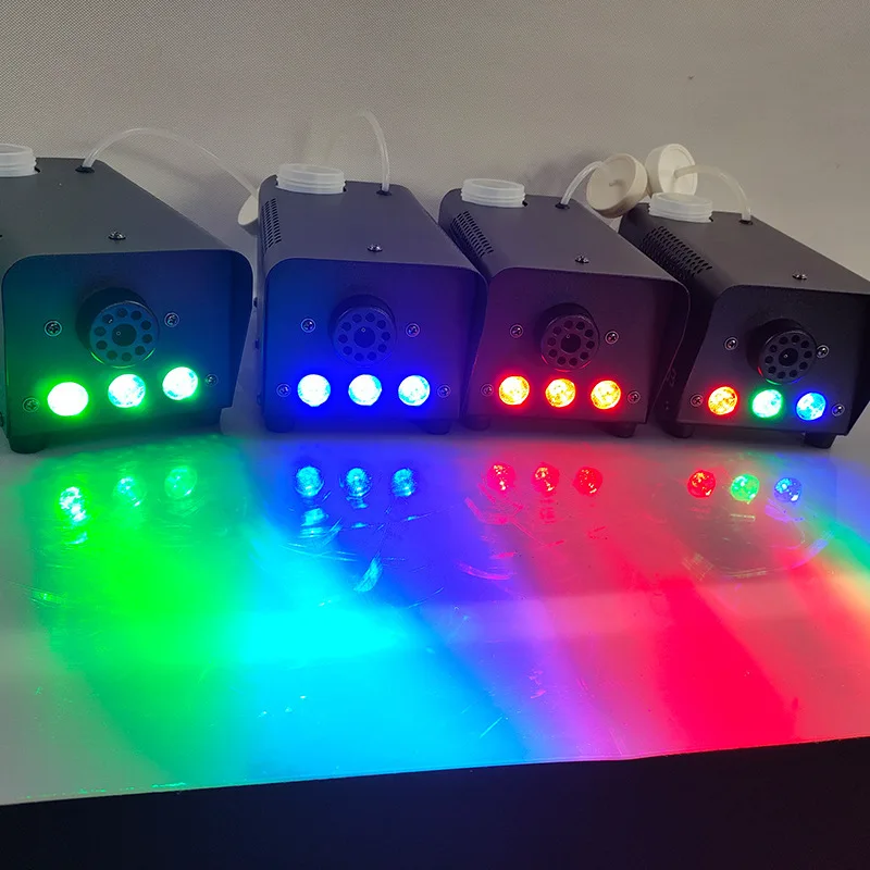 Беспроводной контроль светодиодный 400 Вт туман дым машина дистанционного RGB цвет