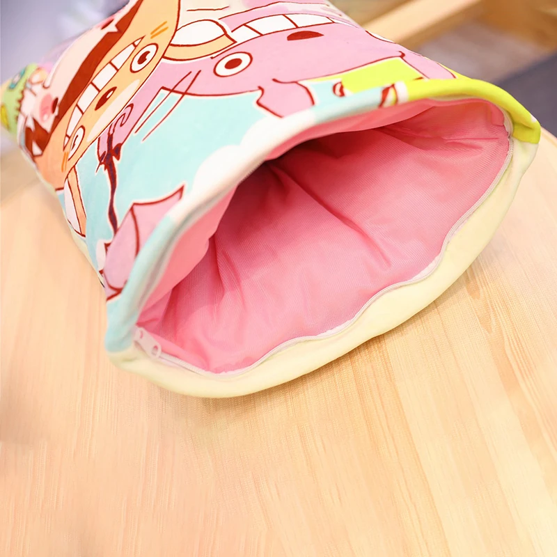 

8pcs/lot Cute Totoro Snack Bag Plush Dolls Stuffed Lucky Black/White Japan Cat Pudding Cushion/Pillow Kids/Girl Birthday Gifts