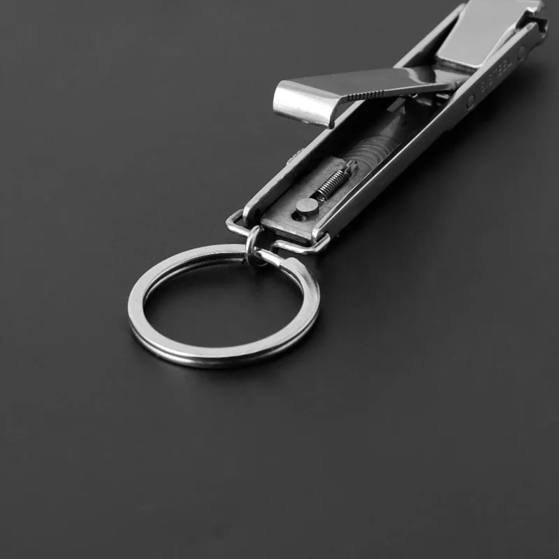 

Ultra Thin Small Folding Stainless Steel Nail Clipper Keychain EDC Pocket Tool