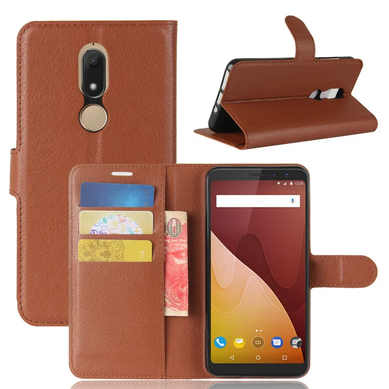 Деловой кожаный чехол-кошелек Wiko View Prime чехол для Max 3 Lite чехол-книжка с откидной