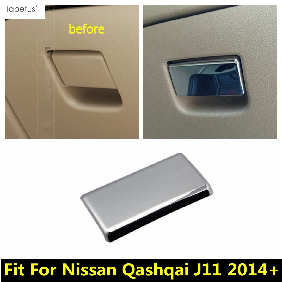 Аксессуары Lapetus для Nissan Qashqai J11 2014 2020 коробка хранения перчаток Copilot ручка с