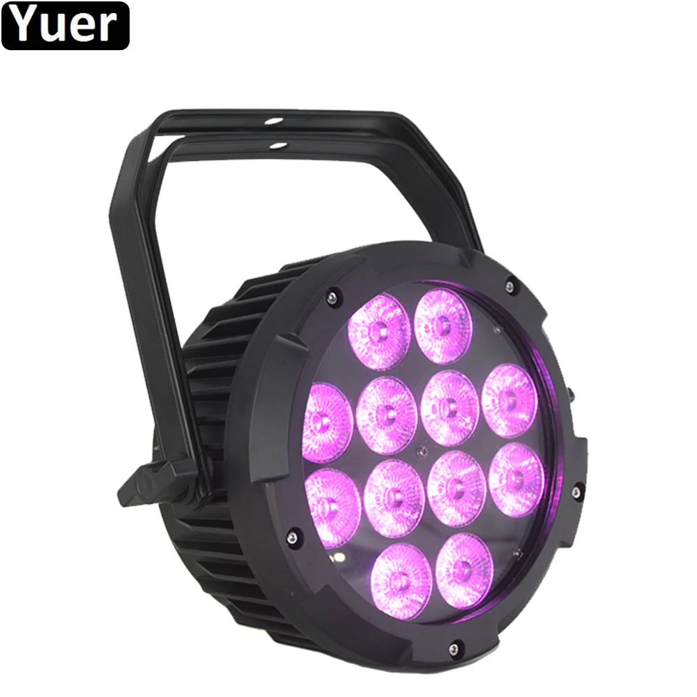12X18W RGBWA UV 6в1 Водонепроницаемый светодиодный светильник IP65 Настенный DMX512 контроль