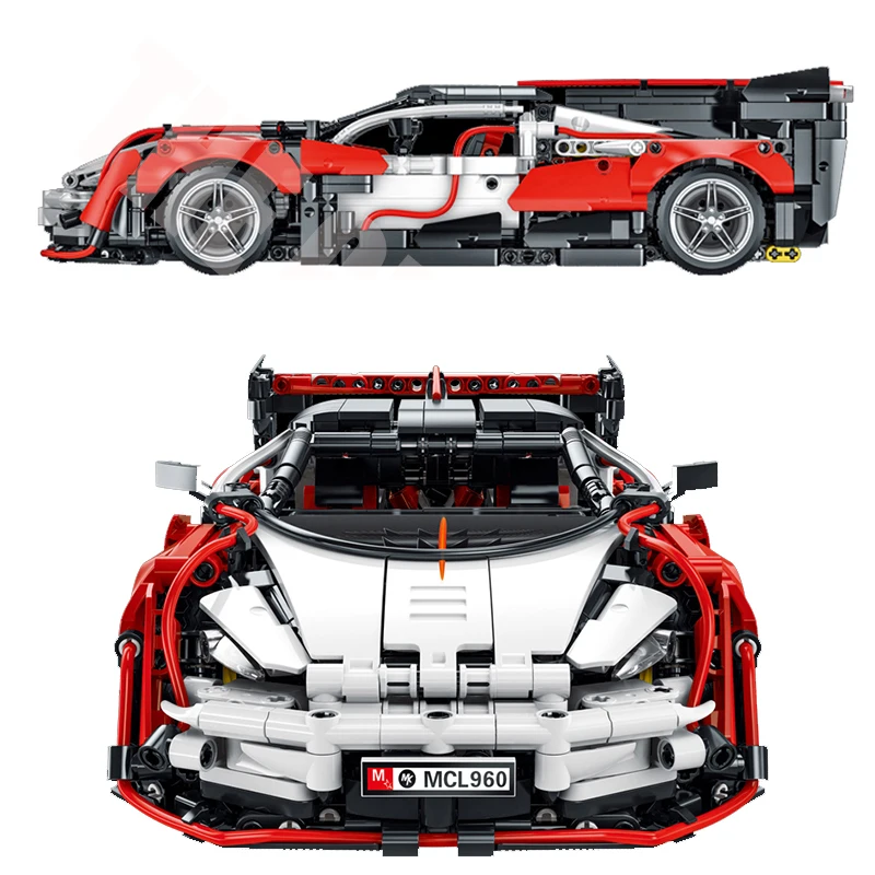 

MOC Tech Super Sports Car 1529 Pcs Model Building Blocks Bricks Educational Puzzle Toy Kits Sets Christmas Gifts