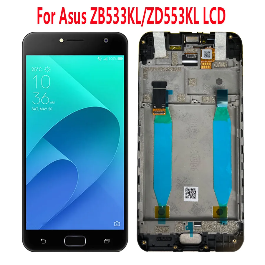 

5.5"New Origina For Asus ZB553KL/ZD553KL LCD Display With Frame Screen+Touch Panel Digitizer Assembly ZB553KL/ZD553KL LCD