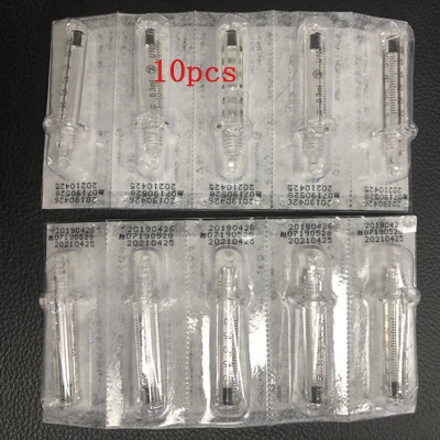10pcs ampoule 0.3ml Новейшая розовая 0,3 мл гиалурон шприц-ручка гиалуроновая ручка без иглы мезотерапия высокого давления кислотные пистолеты массажный распылитель пистолет - Номер модели: 10pcs ampoule 0.3ml