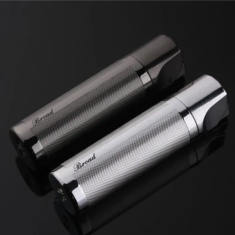 Металлические зажигалки для сигар портативная ветрозащитная газовая зажигалка