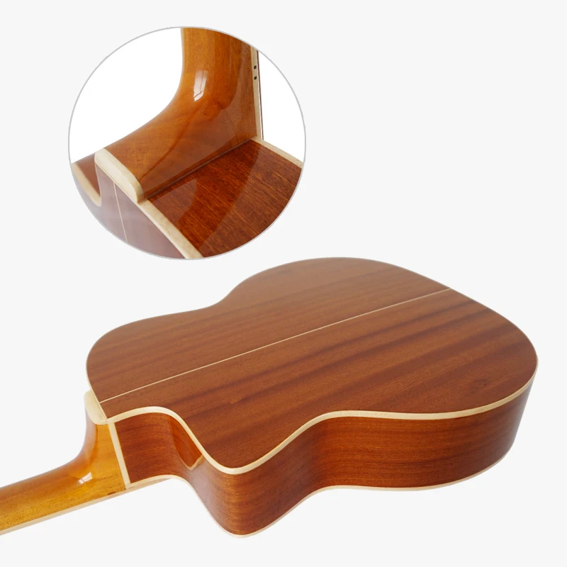 Aiersi brand professional Handmade Selmer Style Acoustic Gypsy Jazz Guitar With free case and strap |