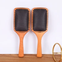 wooden air cushion comb massage comb wooden air bag comb home hand held hair smoothing comb