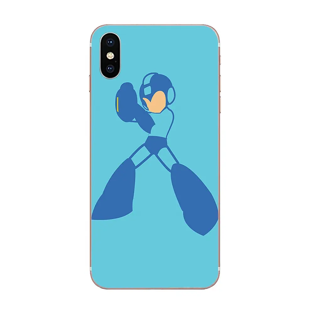 Megaman Mega Man X Черный Мягкий чехол для сотового телефона Apple IPhone XS Max XR 4 4s 5 5C 5S SE 6 6S 7 8 Plus