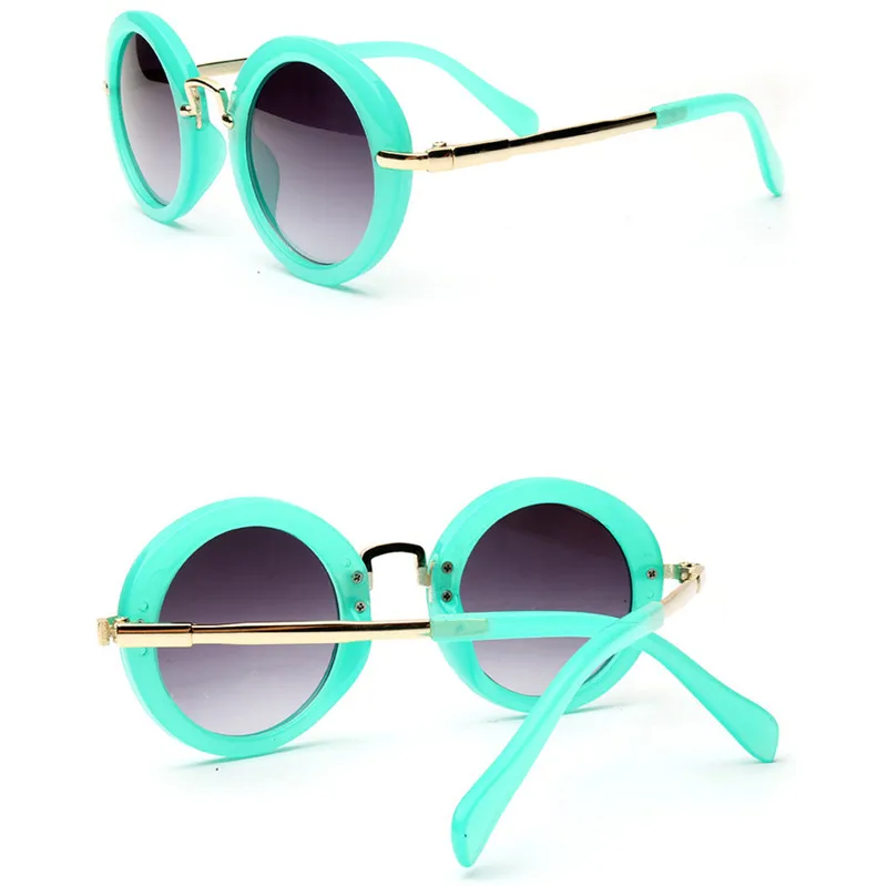TTLIFE Круглые Солнцезащитные очки для девочек Kawaii детские солнцезащитные с