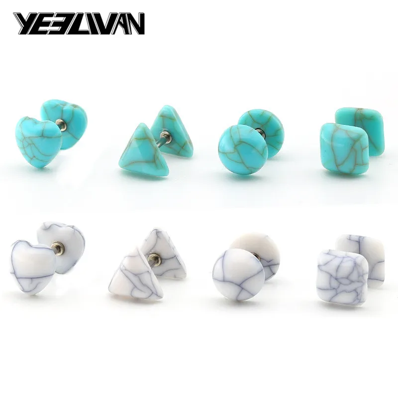 Женские серьги в стиле ретро простые круглые геометрические с гравировкой из