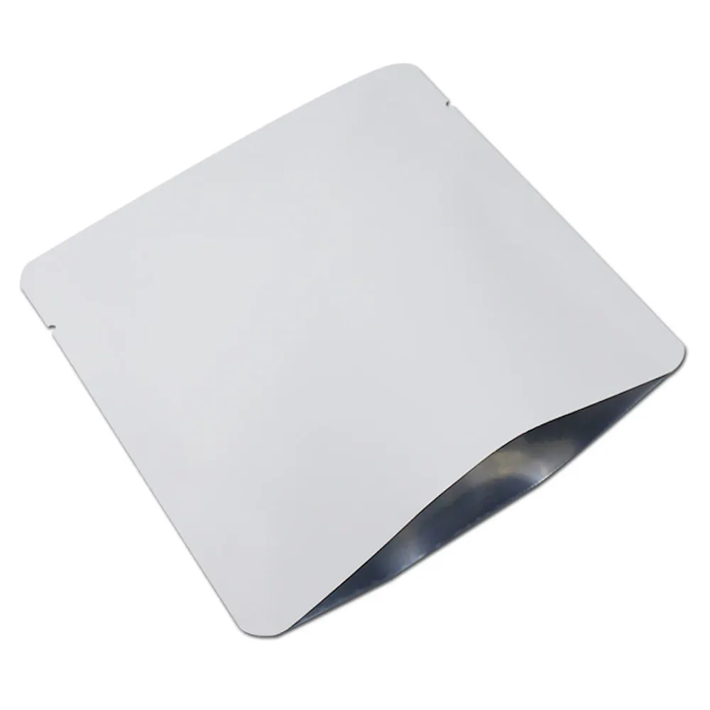 

400pcs 15*15cm Frosted White Facial Mask Packaging Bags Aluminum Foil Mylar Open Top Heat Seal Powder Cosmetic Packing Wholesale