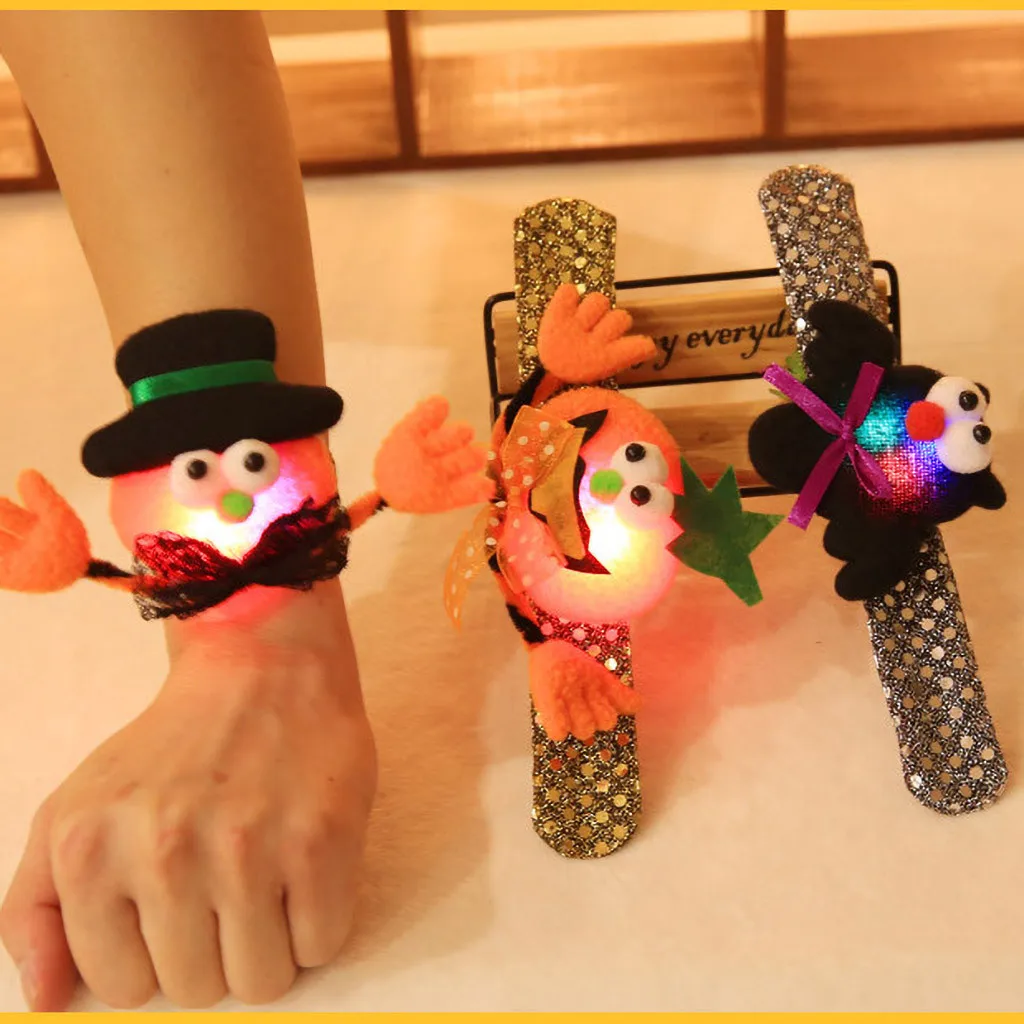 1 шт. светящийся браслет для Хэллоуина кольцо танцевального шоу нарядный детский