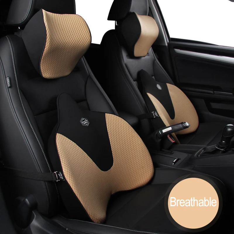 

Car Seat Head Neck Rest Massage Auto Pillow 4D Breathable Neck Headrest Car Cover Vehicular Pillow Seat Headrest Accessories