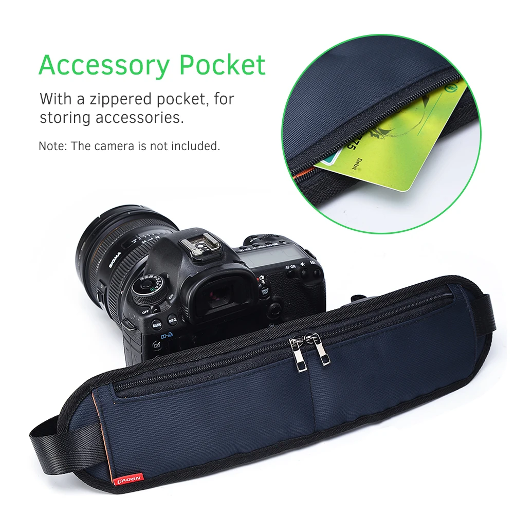 Ремень CADeN для камеры плечевой шейный ремень длинный с карманами аксессуаров
