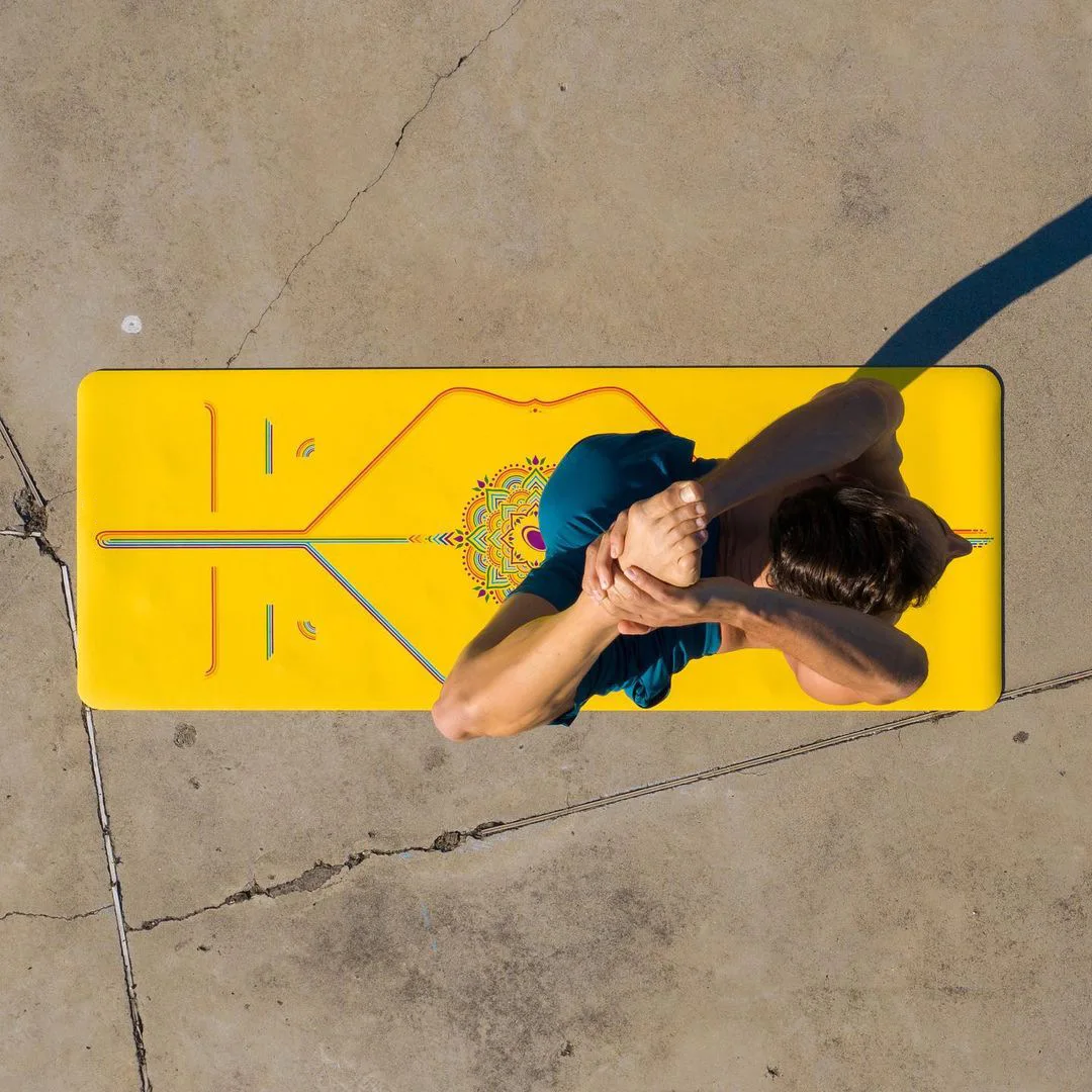 

Аксессуары для йоги, радужные полиуретановые коврики для йоги, прочные и профессиональные