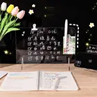 Прозрачная акриловая доска для заметок, 1 шт., пластиковый держатель для заметок