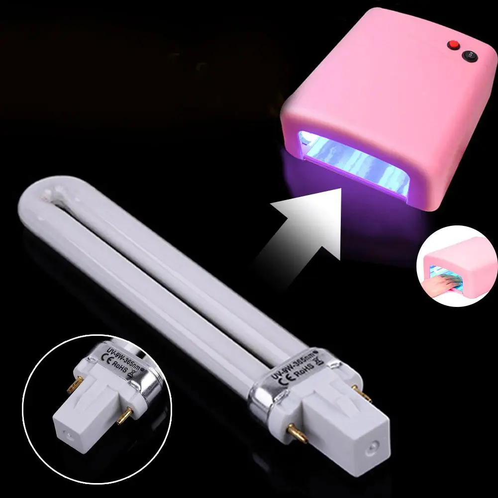 3 шт. УФ-лампа для сушки гель-лака ногтей 9 Вт | Лампы и освещение